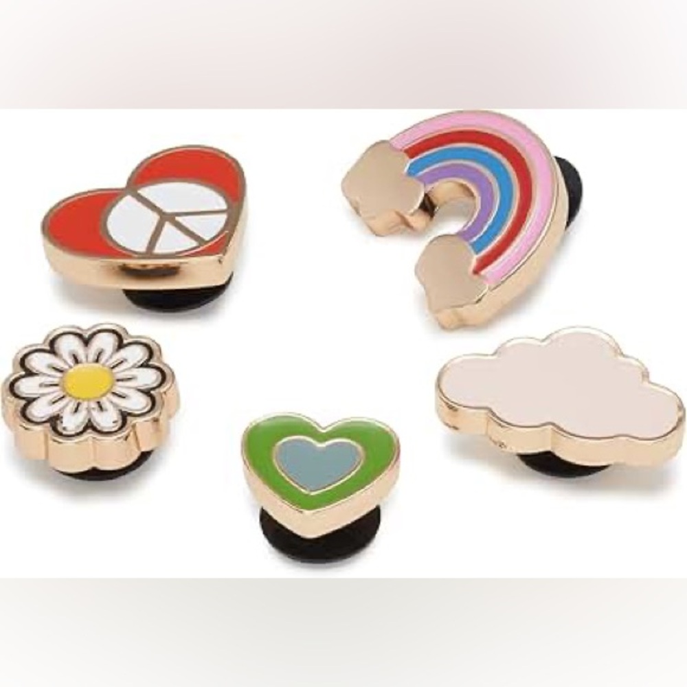 Crocs Pack of 5 Whimsical Elevated Jibbitz O/S